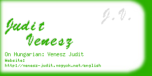 judit venesz business card